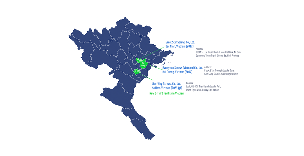 New Third Division in Ha Nam, Vietnam = Lian-Ying Screws